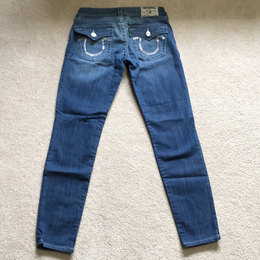 True Religion Flap Pocket Jean Legging - Picture 8 of 12